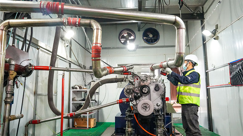 ANTAIOS New Engine Test Bench Successfully Commissioned And Put Into Operation.