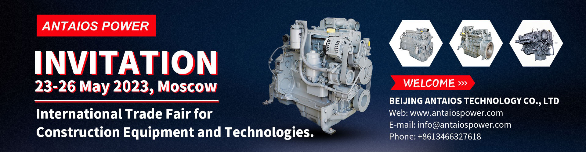 CTT diesel engine supplier banner-英文